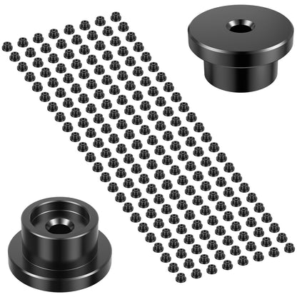 FMhotu Carbon Steel Nuts Heavy Duty Nuts Assortment Kit Washer, 1 inch Screw Hardware Nuts Fastener Tool, Screw Cap Covers Nuts for Decorating Outdoor Pergolas, Pavilions, Decks