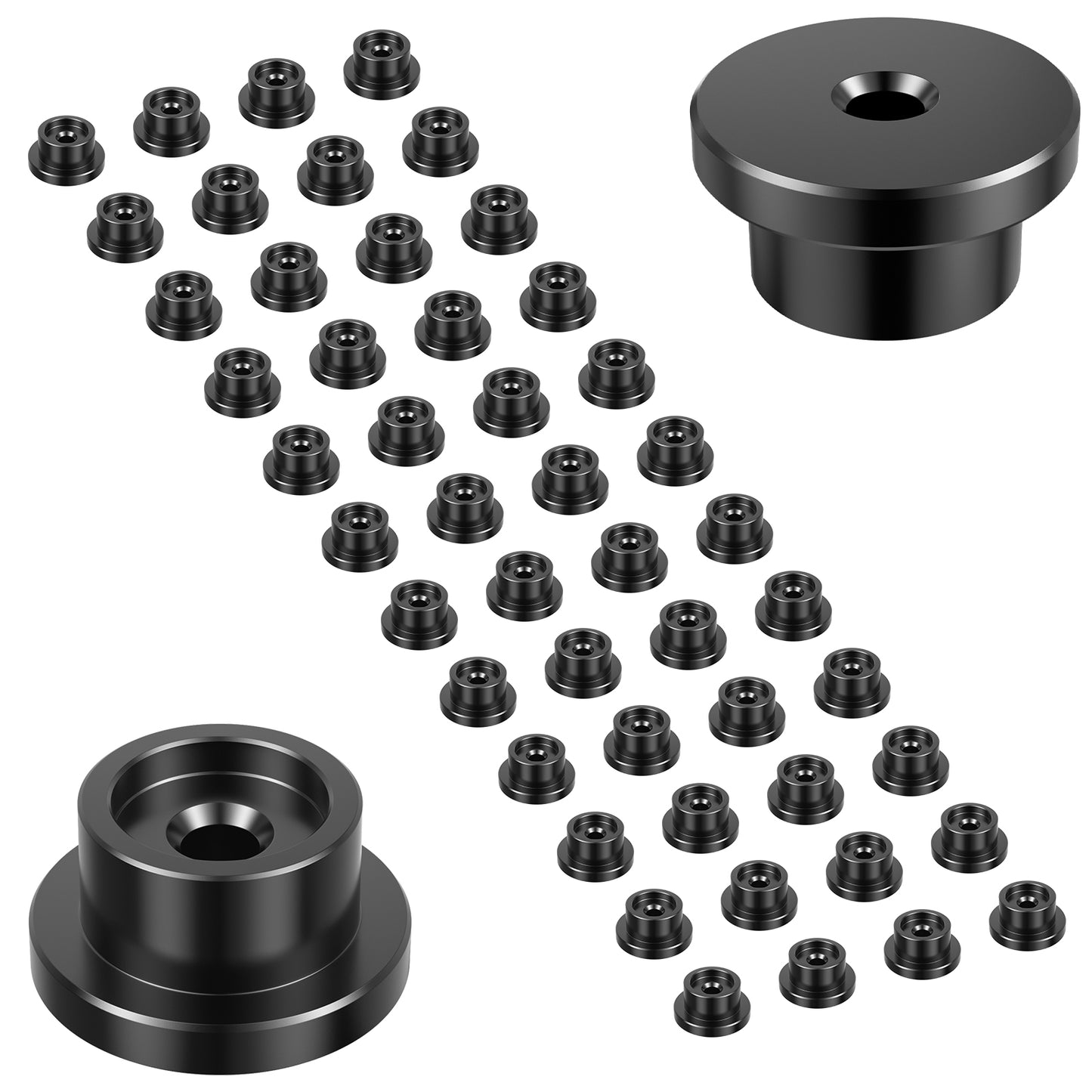 FMhotu Carbon Steel Nuts Heavy Duty Nuts Assortment Kit Washer, 1 inch Screw Hardware Nuts Fastener Tool, Screw Cap Covers Nuts for Decorating Outdoor Pergolas, Pavilions, Decks