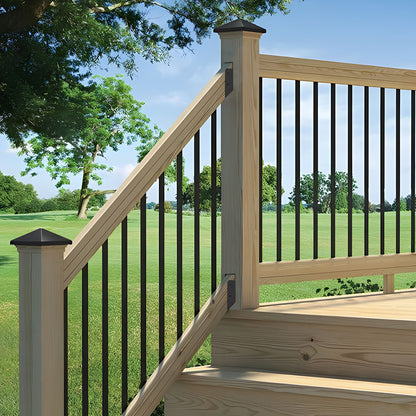 FMhotu 30° Stair Angle Stainless Steel Deck Railing Brackets Connectors for 2"x4" (Actual 1.5"x3.5") Railing Wood Post Stair Fence Railing Connectors with Coated Wood Screws
