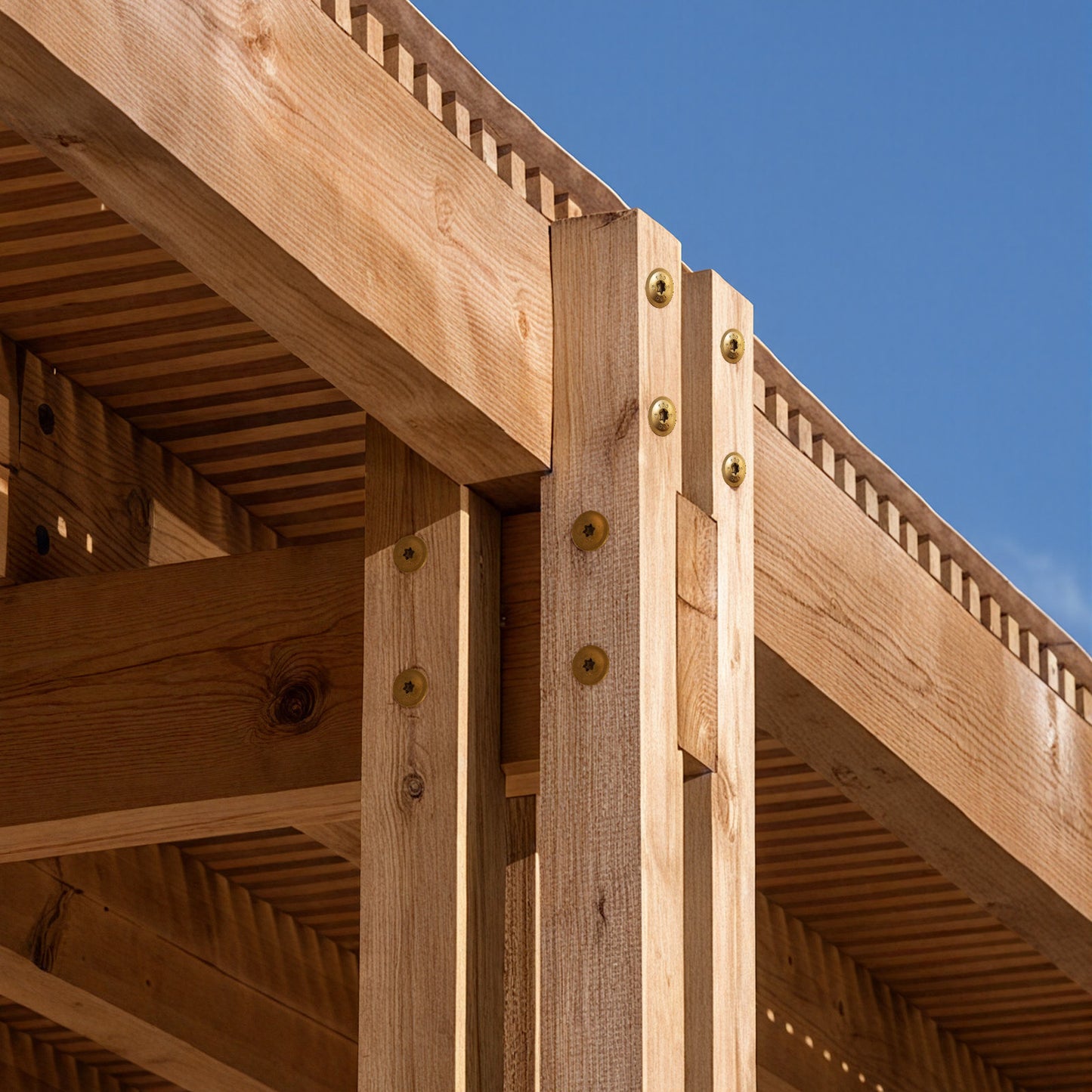 FMhotu Lag Screws, 5/16" x 10" Structural Screws, Construction Lag Screws, Rust Resistant, T40 Star Drive Bit
