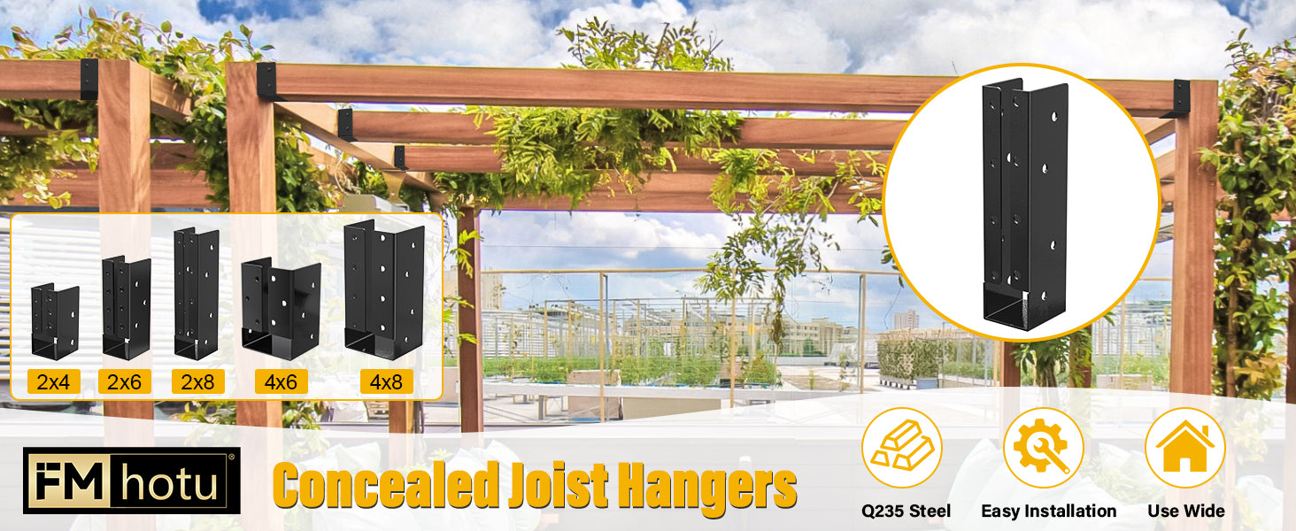 FMhotu Concealed Joist Hanger, 2