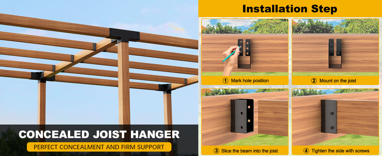 FMhotu Concealed Joist Hanger, 2