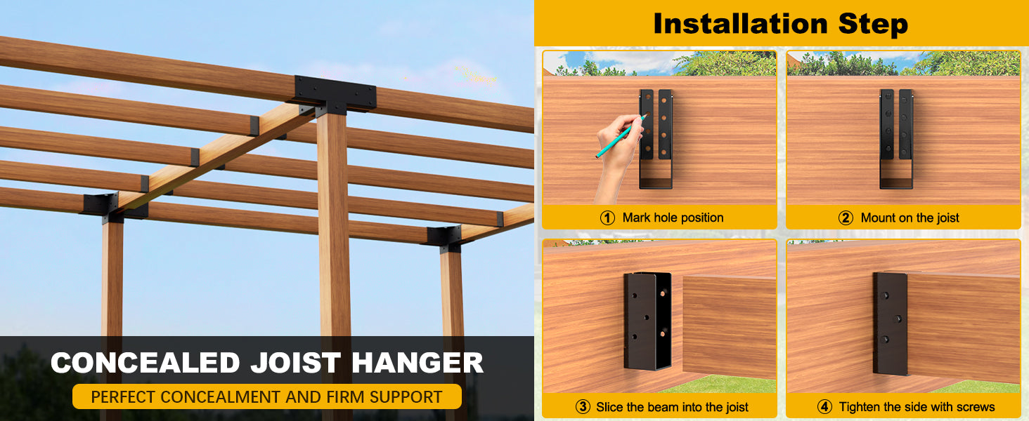 FMhotu Concealed Joist Hanger, 2