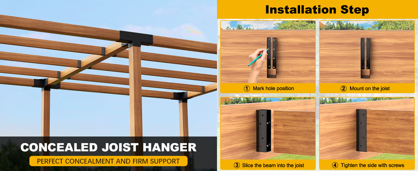 FMhotu Concealed Joist Hanger, 2